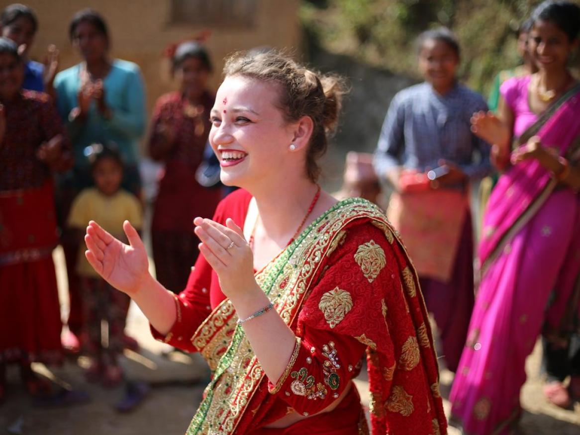 Unbound Nepal Girl Dancing