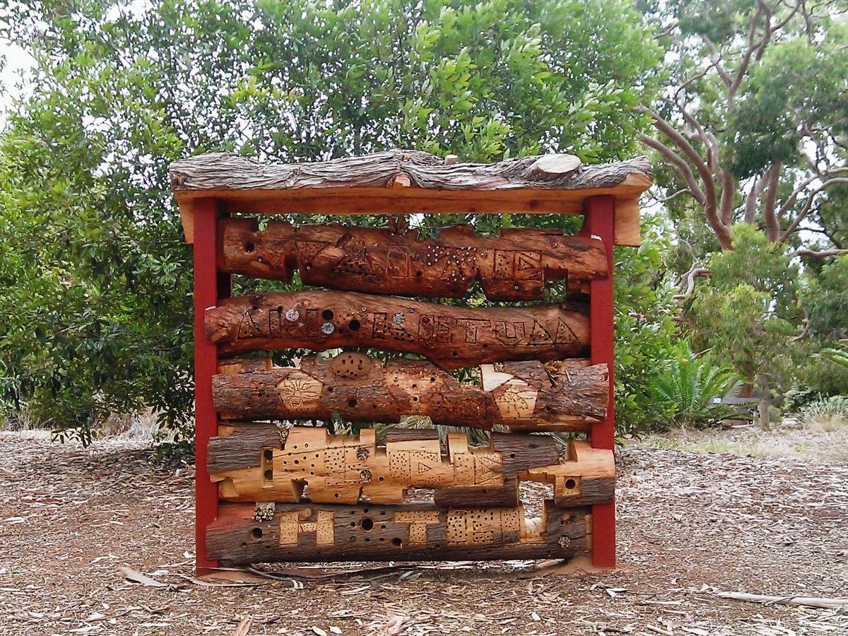 Waite Arboretum Native Bee Hotel -TerryLangham