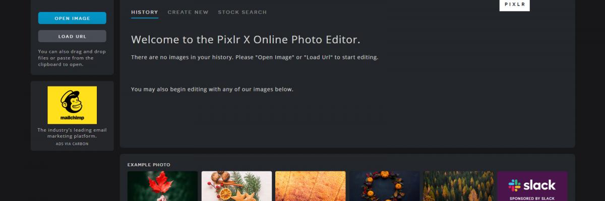 Pixlr X Online Photo Editor